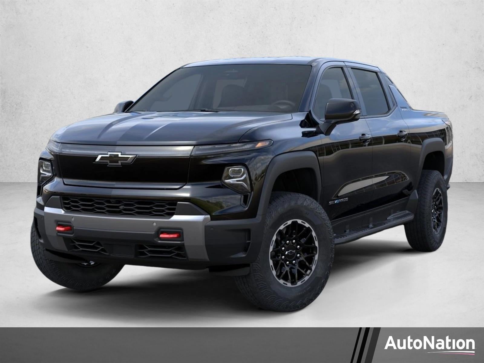 2026 Chevrolet Silverado EV Trail Boss - Max Range in Black — front three-quarter view