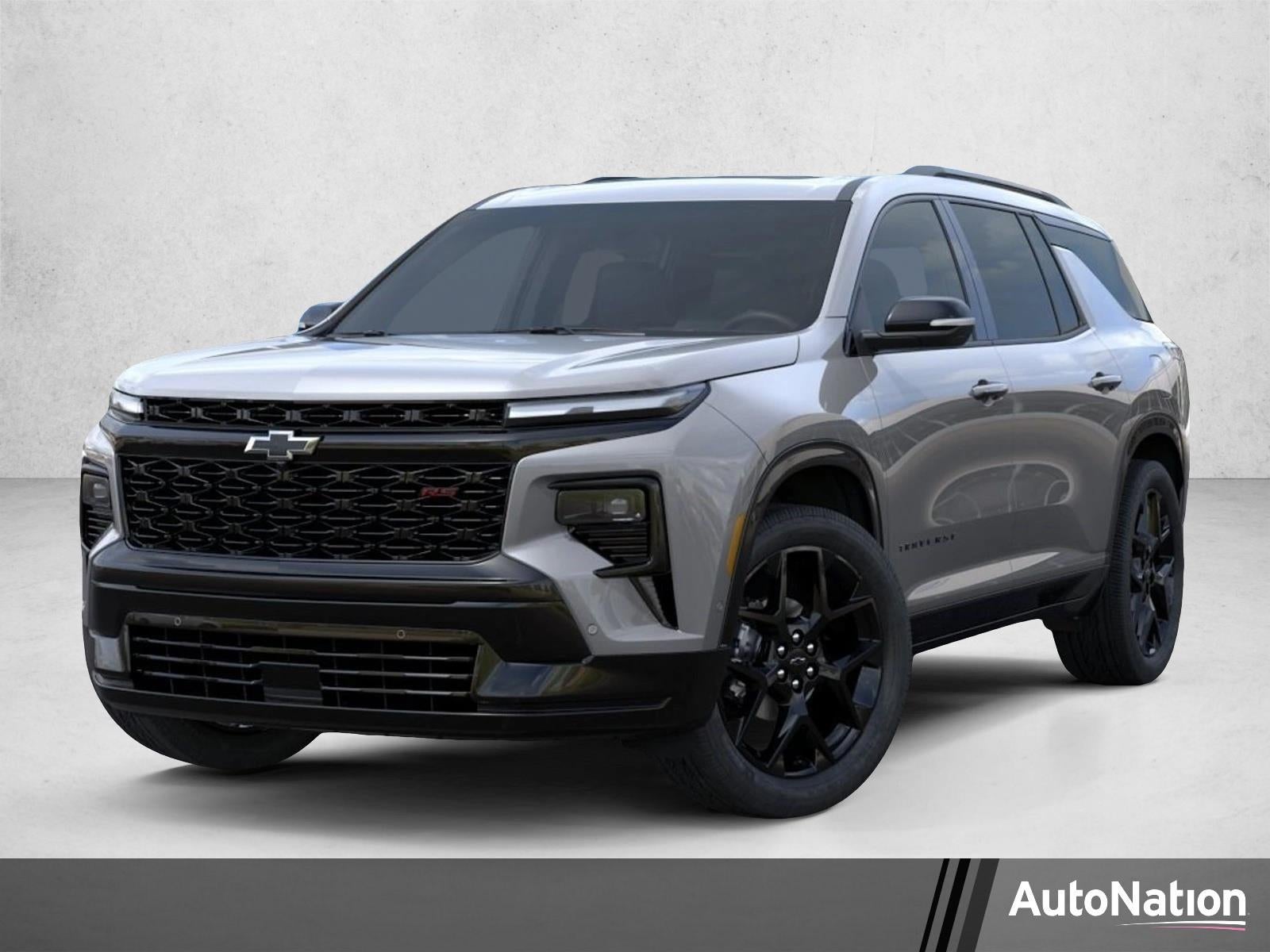 2026 Chevrolet Traverse RS in Sterling Gray Metallic — front three-quarter view