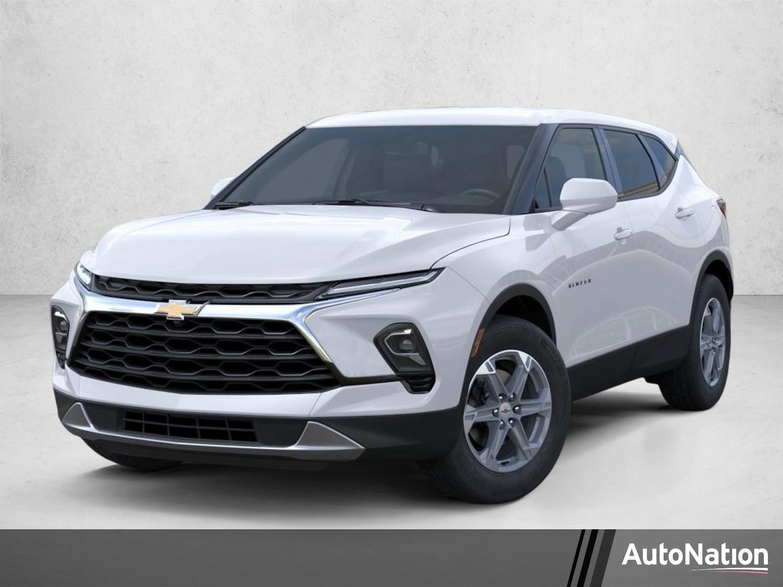 2026 Chevrolet Blazer 2LT in Summit White — front three-quarter view