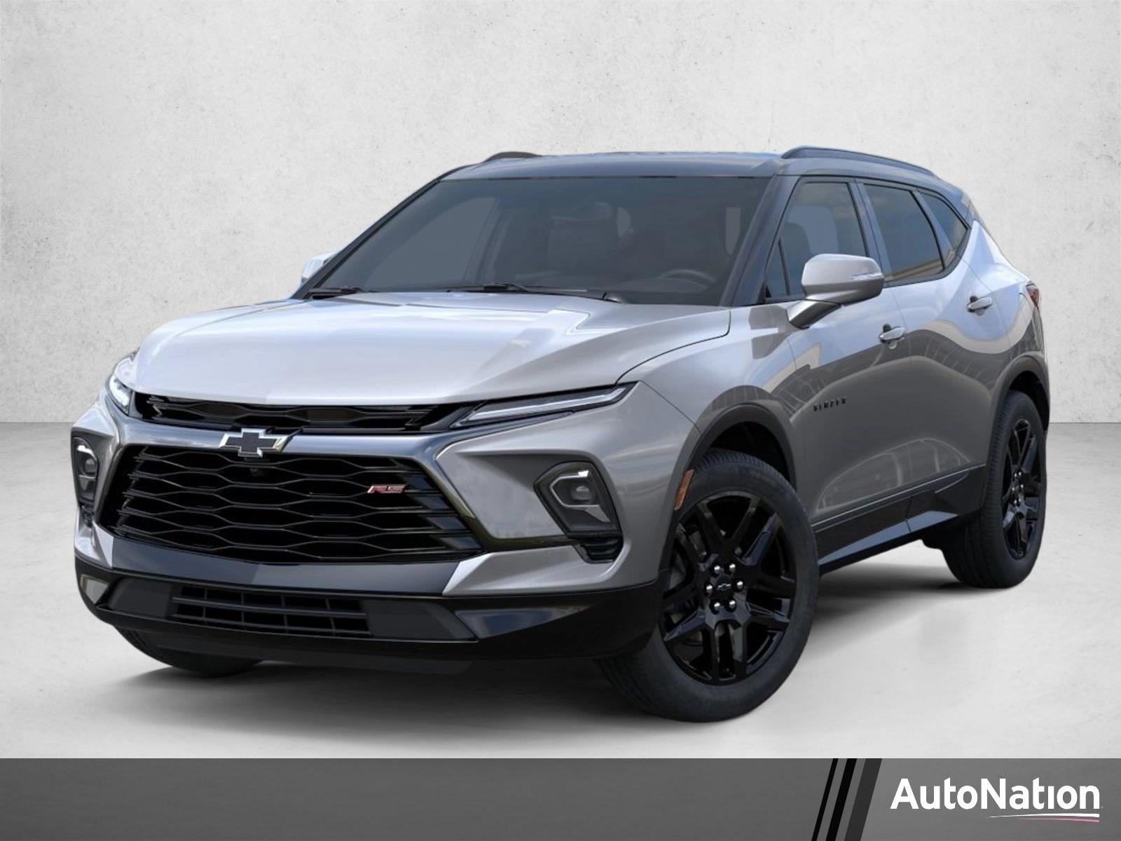 2026 Chevrolet Blazer RS in Sterling Gray Metallic — front three-quarter view