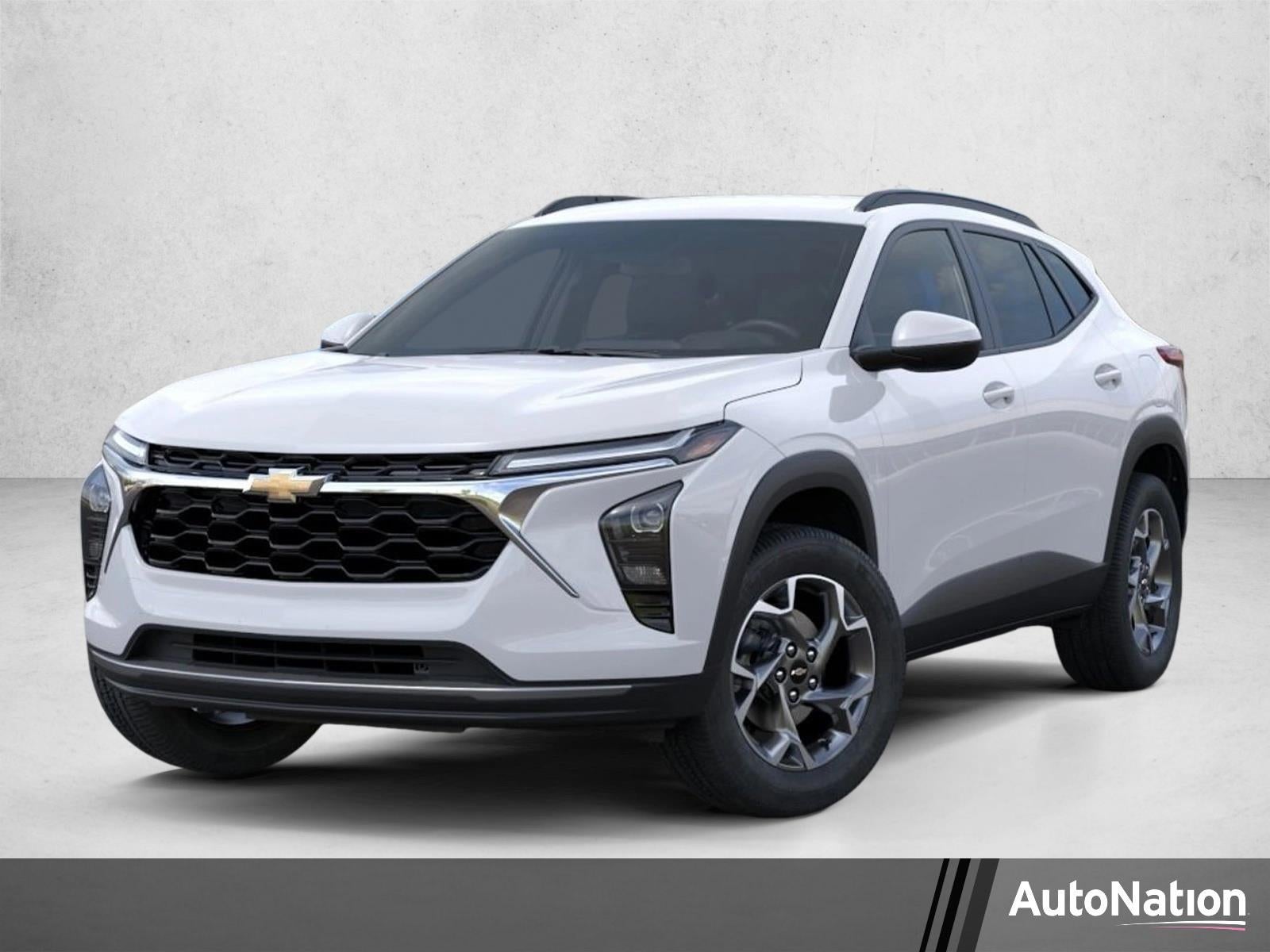 2026 Chevrolet Trax LT in Summit White — front three-quarter view