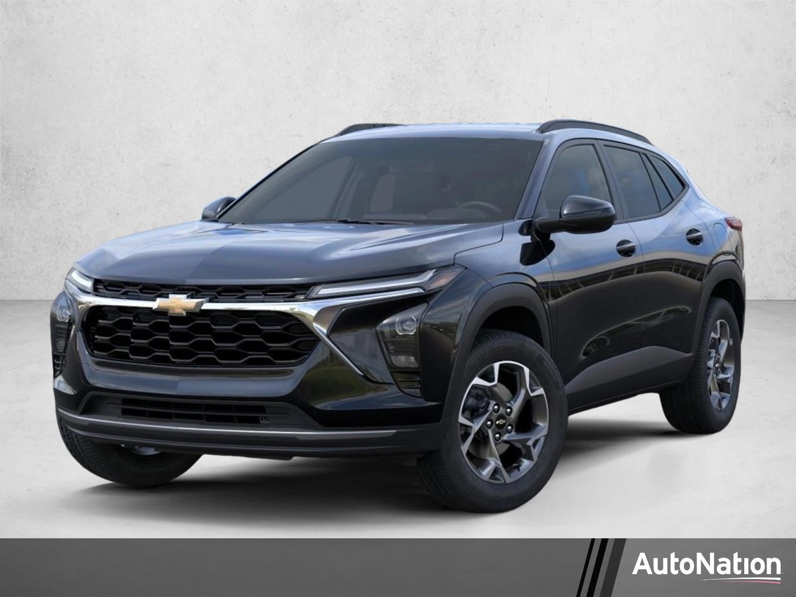 2026 Chevrolet Trax LT in Mosaic Black Metallic — front three-quarter view